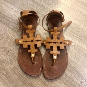 Tory Burch Phoebe Flat Thong Sandal Sz 8.5